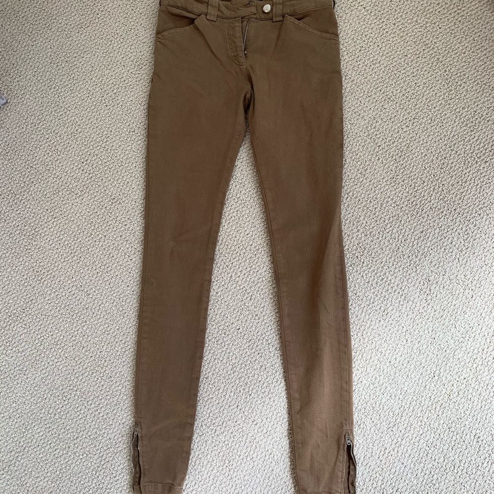 Balenciaga tan denim pants NWOT